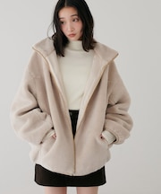キレイメボアスタンドブルゾン