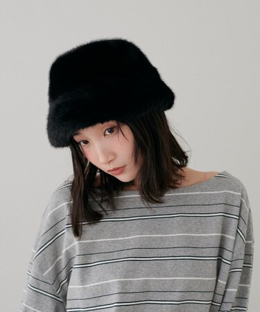 ファーバケットハット