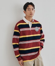 【Eddie Bauer】別注EMBLEM RAGBY SHIRT《ユニセック》