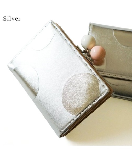 ズームドット がま口 2つ折り財布