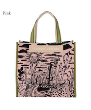 サボテンと太陽 トートバッグ Lサイズ　【たっぷり収納】