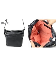 ライトラム ショルダーバッグ 軽量 シンプル しっとりとした手触り