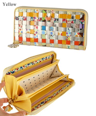 エポネコメッシュ ラウンドファスナー長財布