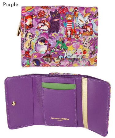 森のどうぶつたち ミニ財布 折り財布