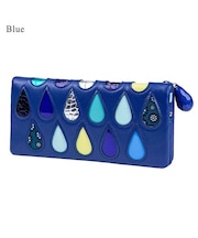 ドロップス 長財布 2つ折り かぶせ 【かわいいデザイン!本革のやわらかな風合い】