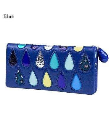 ドロップス 長財布 2つ折り かぶせ 【かわいいデザイン！本革のやわらかな風合い】