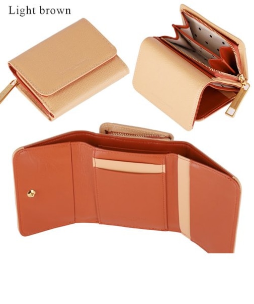 トリロジー 三つ折り ミニ財布 イタリアンレザー 日本製