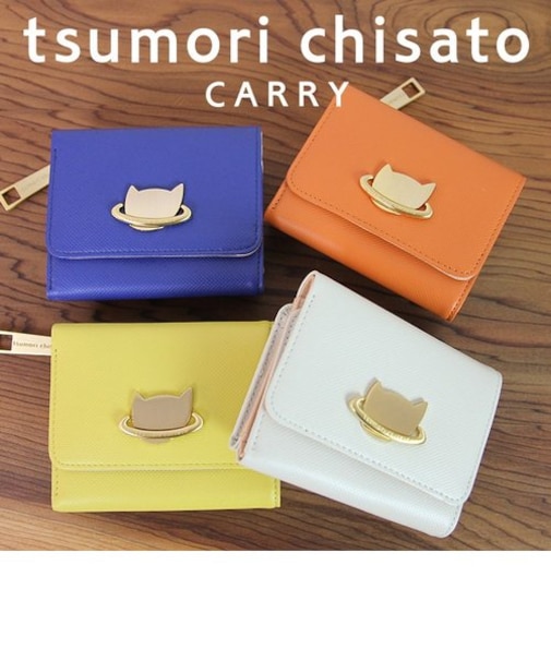 ねこプラネット　ミニ財布　3つ折り