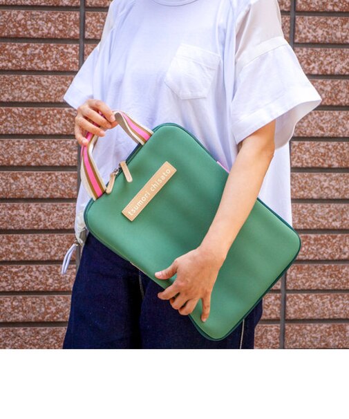 ネコかおウレタン ビジネスバッグ PCケース パソコンケース 13インチ ビジネスバッグ