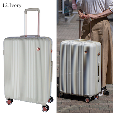 エメ キャリーバッグ キャリーケース 拡張タイプ【 海外旅行にも 約62～70リットル 3泊 4泊 5泊程度 】