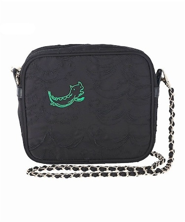 なみねこししゅう ショルダーバッグ ミニボストン