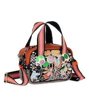 マルチチェック 2way ミニボストン ハンドバッグ ショルダーバッグ