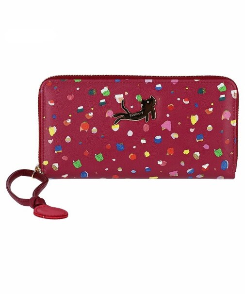 てんてん ラウンドファスナー長財布