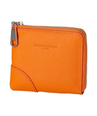 ラックスtcネーム 2つ折り財布 L字ファスナー ミニ財布