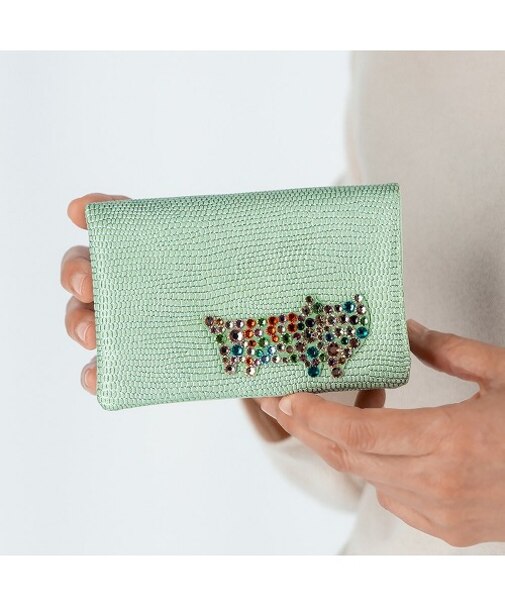 キラネコストーン 2つ折り財布