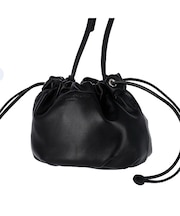 ラムギャザー ショルダーバッグ