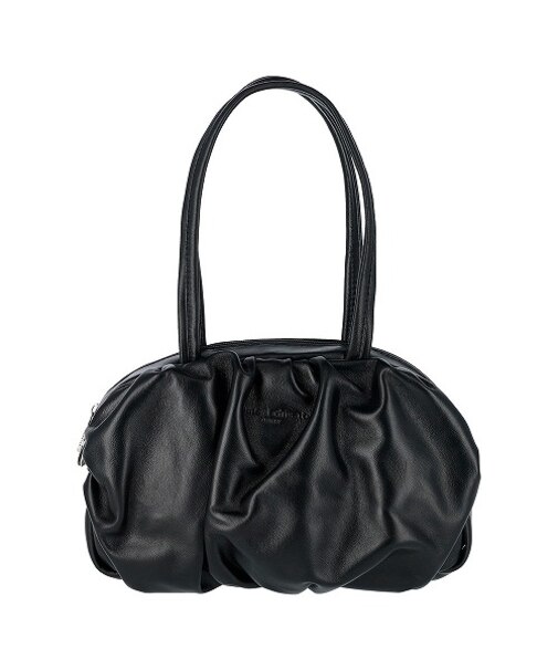 ラムギャザー ミニボストン トートバッグ