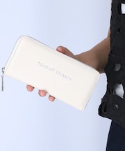 オーロラネーム ラウンドファスナー長財布