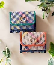 tcチェック ミニ財布 3つ折り財布