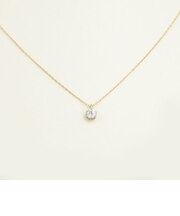 SUS316L キュービックネックレス(YGカラー)