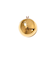 SUS316L　立体ボールピアス(YGカラー)　※片耳販売