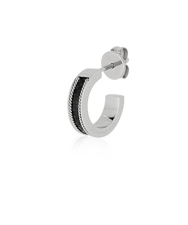 チェスボードフープピアス(片耳用)