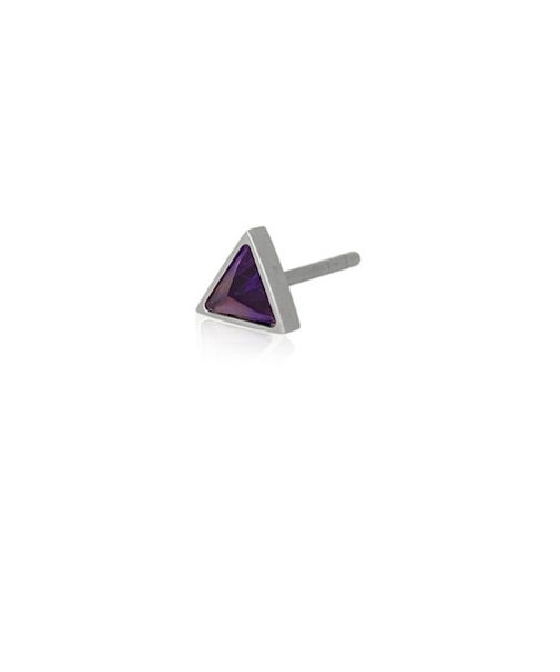 トライアングルピアス(片耳用)