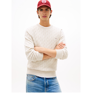 クラシックケーブルクルーネックセーター