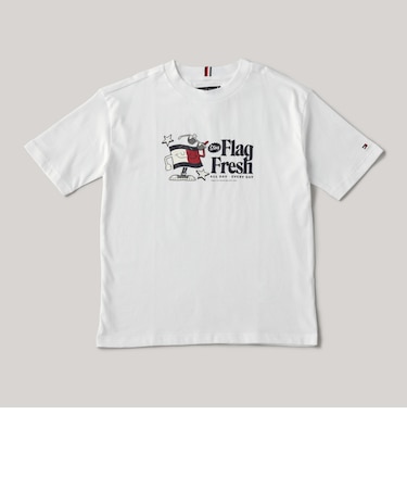 BOYS フラッグファンショートスリーブTシャツ