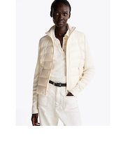 フェミニングロスニットダウンジャケット