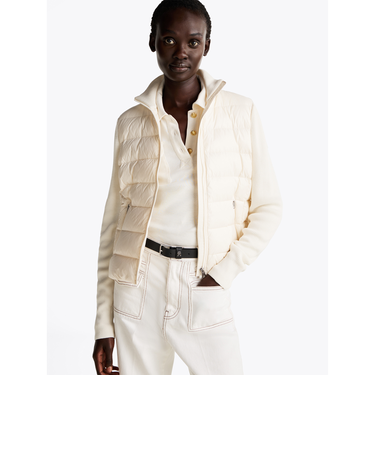 フェミニングロスニットダウンジャケット