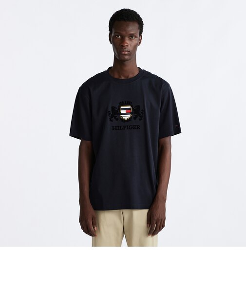 クルーネックアイコンTシャツ