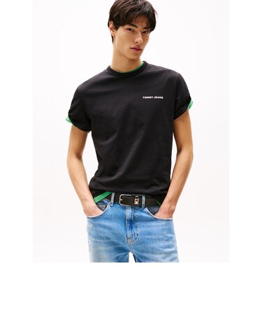スラントクレストグラフィックTシャツ