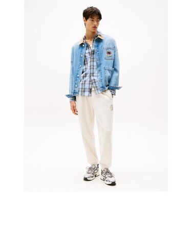 リラックスバーシティクレストスウェットパンツ