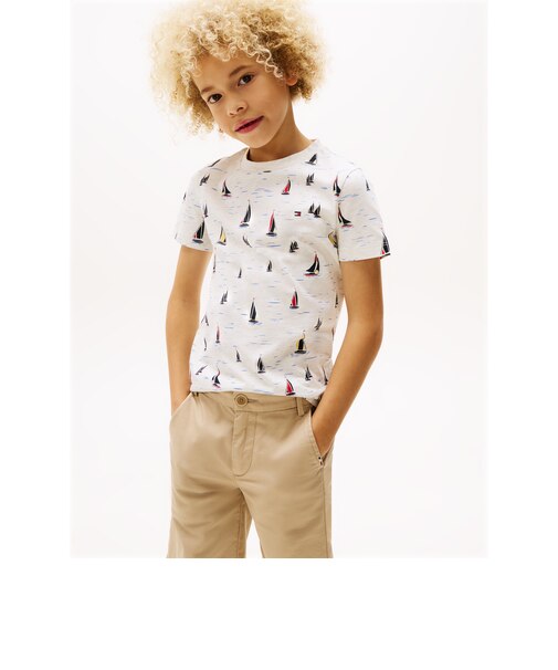 BOYS オールオーバープリントレギュラーTシャツ