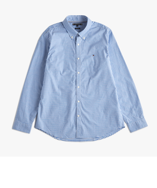 オックスフォードギンガムロングスリーブシャツ