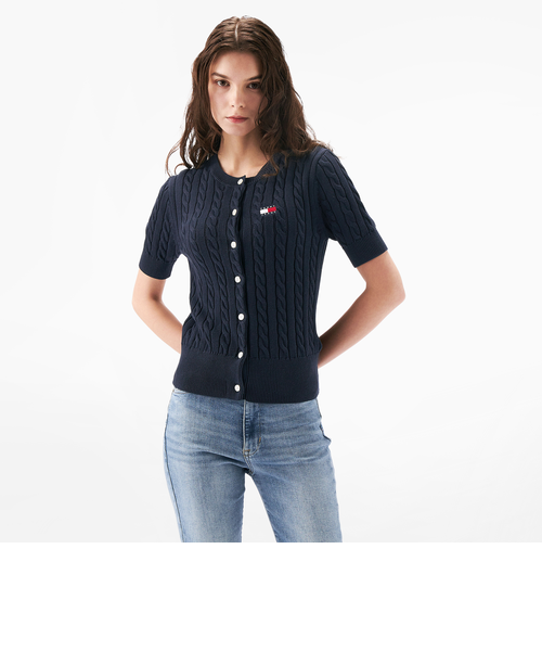  JEANS サマーケーブルカーディガン サマーケーブルカーディガン｜トミーヒルフィガーの通販｜&mall
