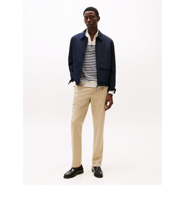 デントンプリントストラクチャーチノパンツ