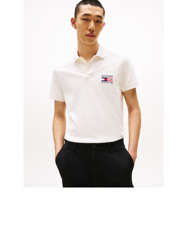 ヒルフィガーフラッグレギュラーポロ