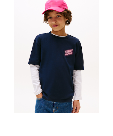 BOYS ネオングラフィックショートスリーブTシャツ