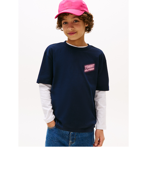 BOYS ネオングラフィックショートスリーブTシャツ