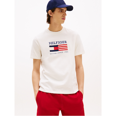 アメリカーナモノタイプフラッグボックスTシャツ