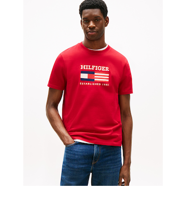 アメリカーナモノタイプフラッグボックスTシャツ