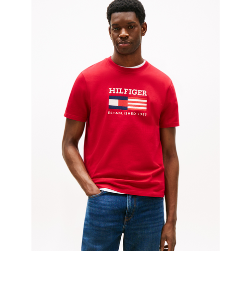 アメリカーナモノタイプフラッグボックスTシャツ