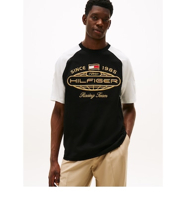 F1ムービーグラフィックリンガーTシャツ