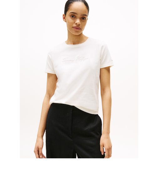 ルレックススクリプトクルーネックショートスリーブTシャツ