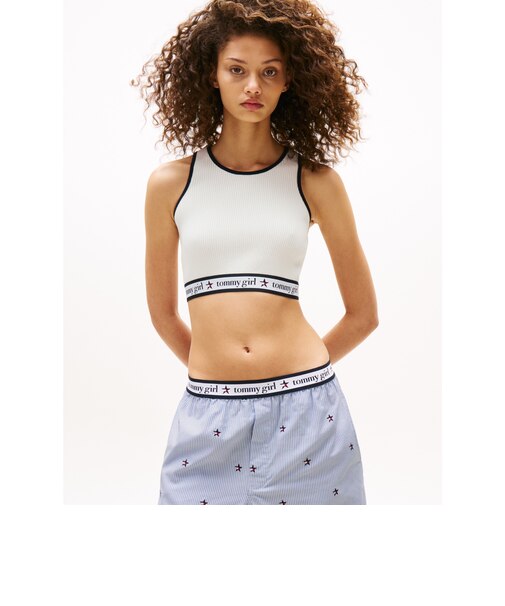 トミーガールニットタンクトップ