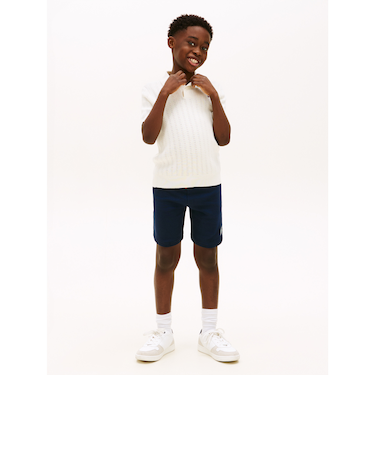 BOYS ヒルフィガーバーシティワイドスウェットショートパンツ