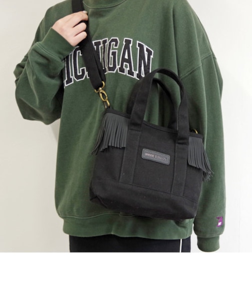 【MINNETONKA/ミネトンカ】 SIDE FRINGE 2WAY TOTE BAG サイドフリンジトートバッグ