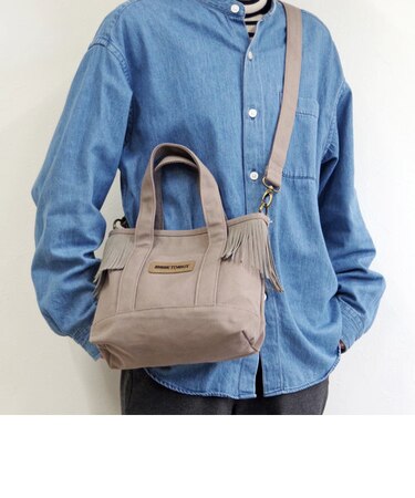 【MINNETONKA/ミネトンカ】 SIDE FRINGE 2WAY TOTE BAG サイドフリンジトートバッグ